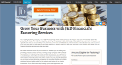 Desktop Screenshot of jdfinancial.com
