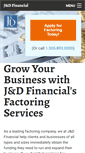 Mobile Screenshot of jdfinancial.com