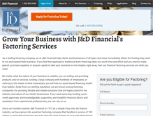 Tablet Screenshot of jdfinancial.com
